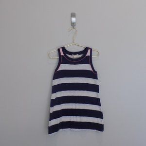 Crewcuts Navy and White Sleeveless Dress [3Y]